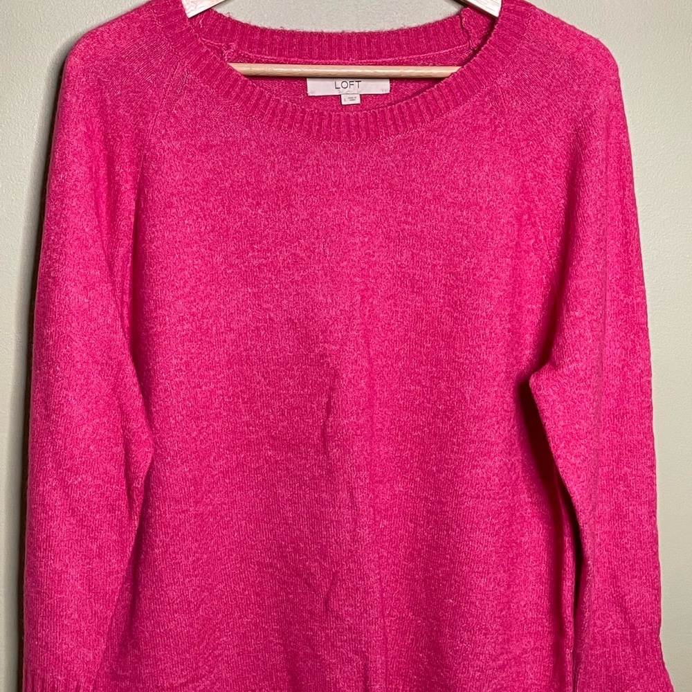 Hot pink, Loft sweater
